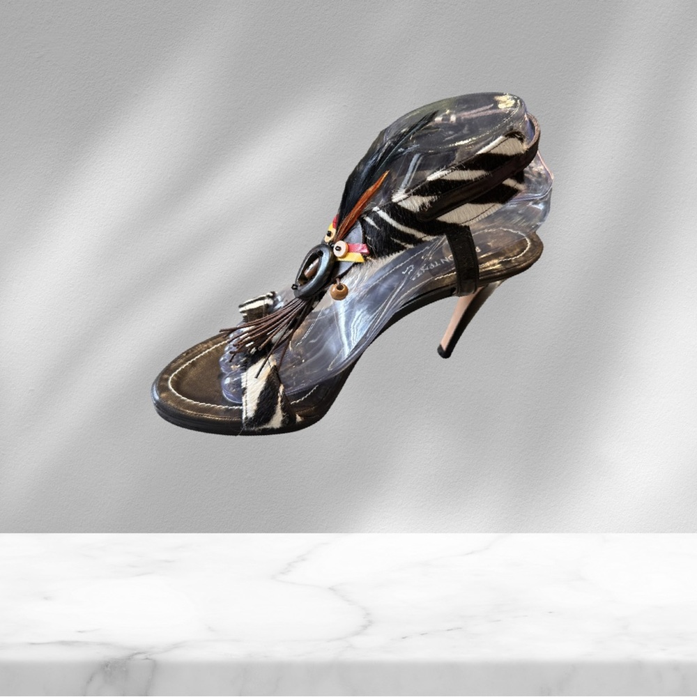 Ramon Tenza All Leather High Heel Sandals NWT 38